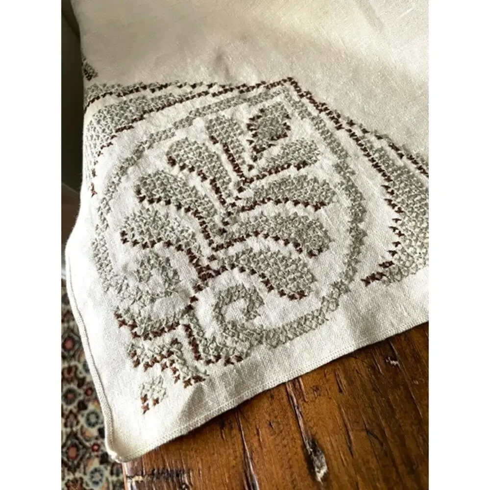Vintage hand embroidered